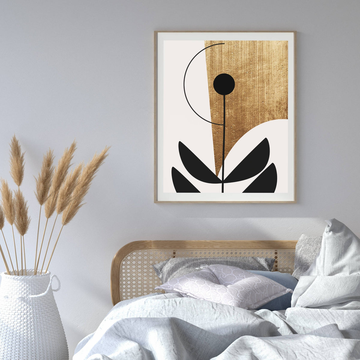 Oakmere Curve Botanical Wall Art Print — gallery image 15