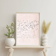 Rosewood Curve Bird Wall Art Print — gallery image 6