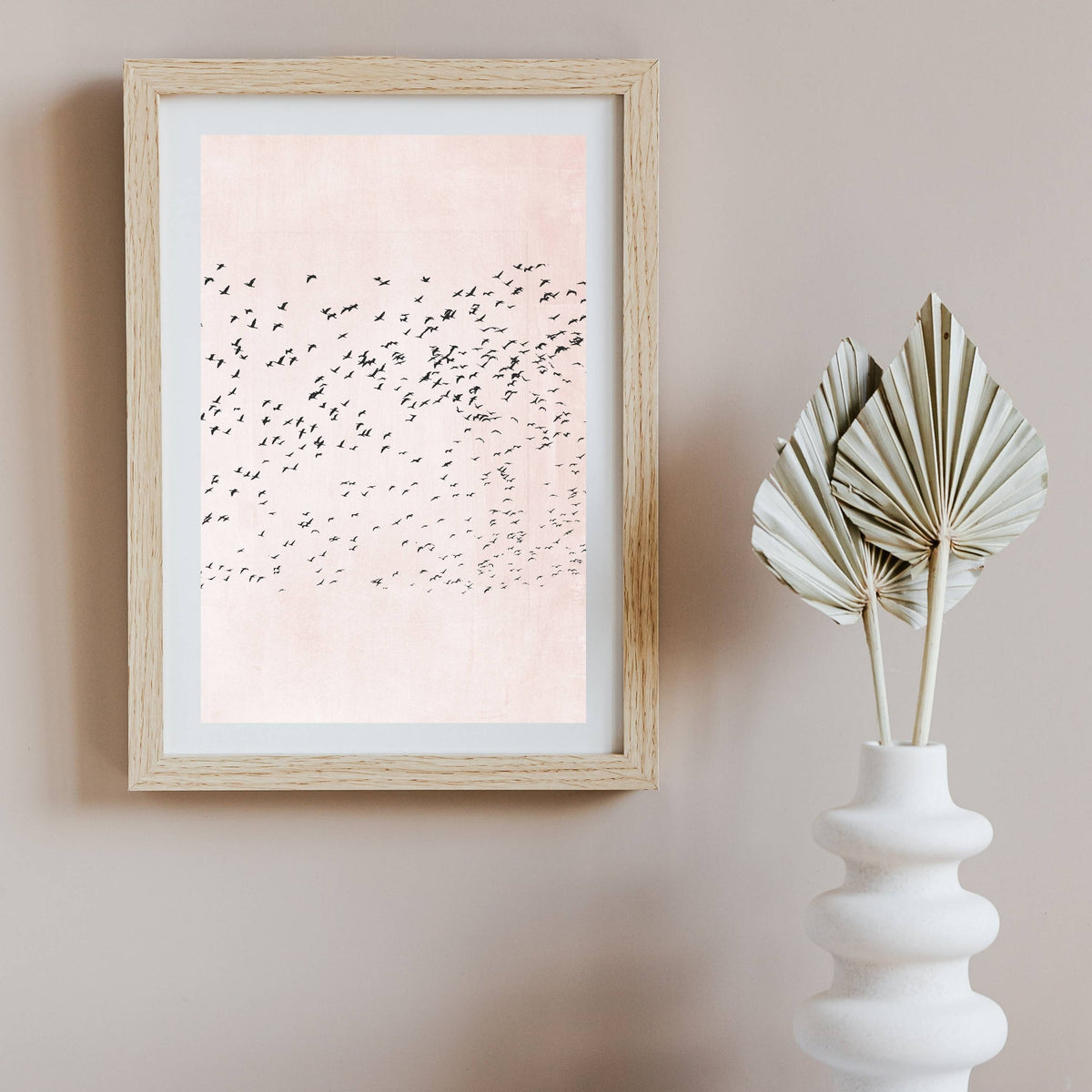 Rosewood Curve Bird Wall Art Print — gallery image 9