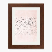 Rosewood Curve Bird Wall Art Print — gallery image 1