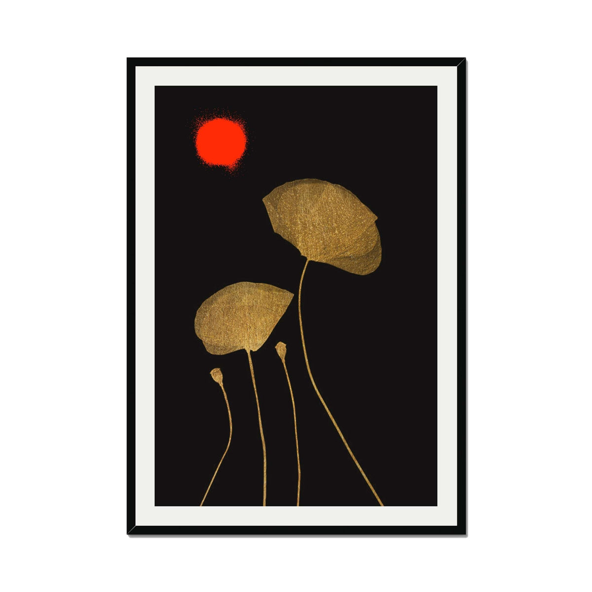 Wickham Curve Poppy Wall Art Print — gallery image 23
