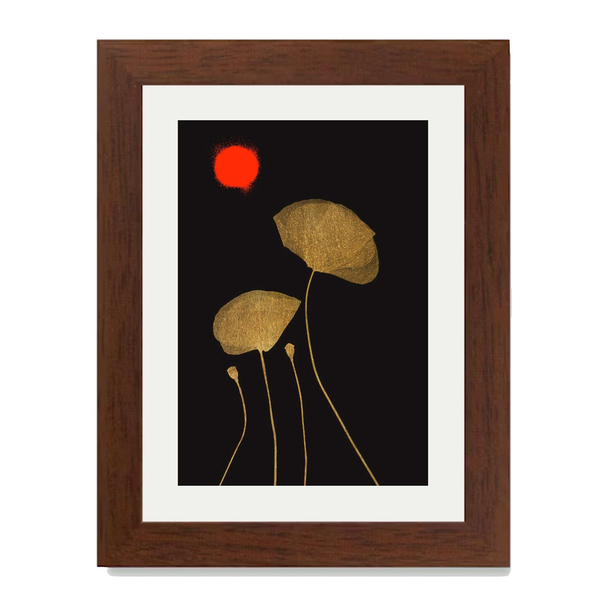 Wickham Curve Poppy Wall Art Print — gallery image 26
