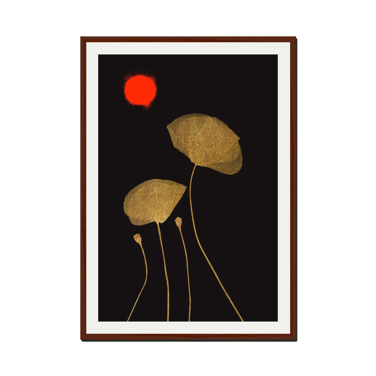 Wickham Curve Poppy Wall Art Print — gallery image 24