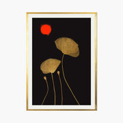 Wickham Curve Poppy Wall Art Print — gallery image 1