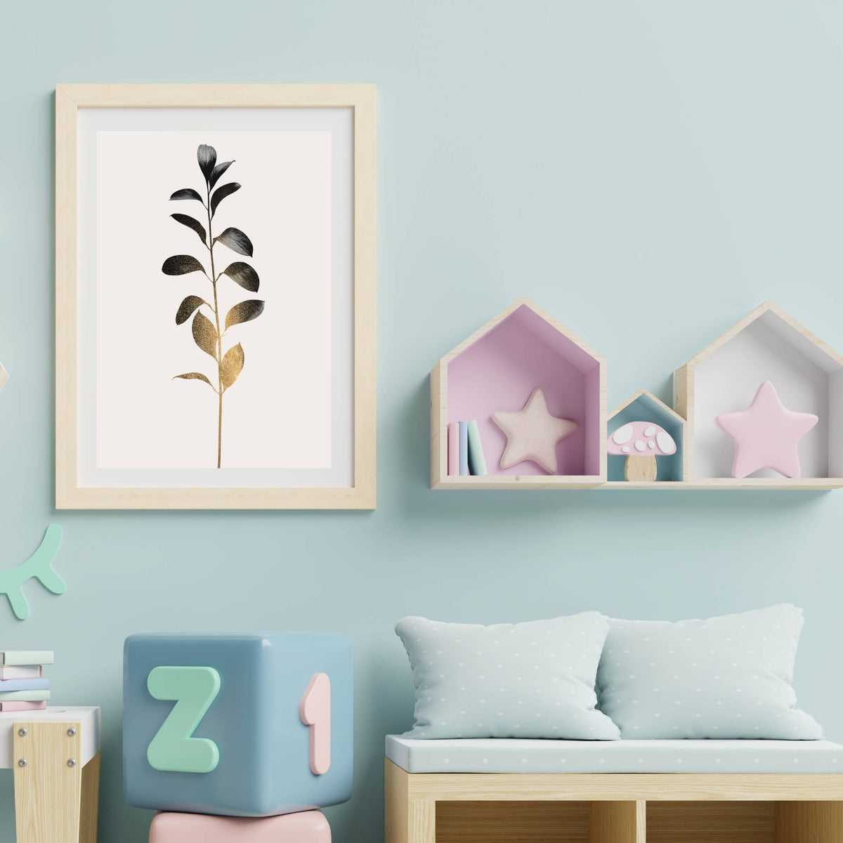 Willoughby Curve Botanical Wall Art Print — gallery image 14