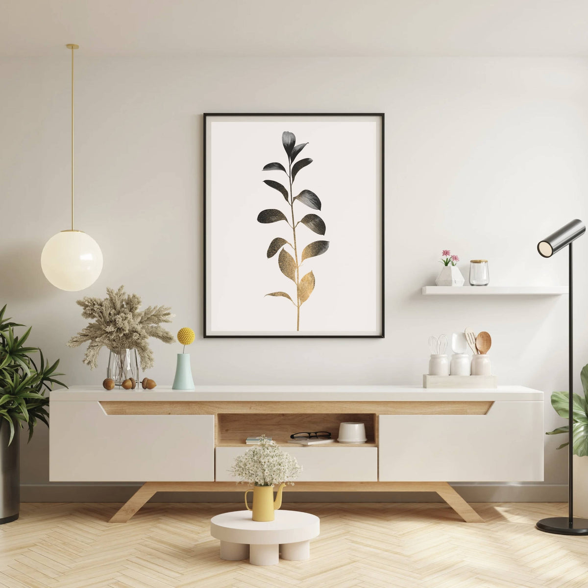 Willoughby Curve Botanical Wall Art Print — gallery image 3