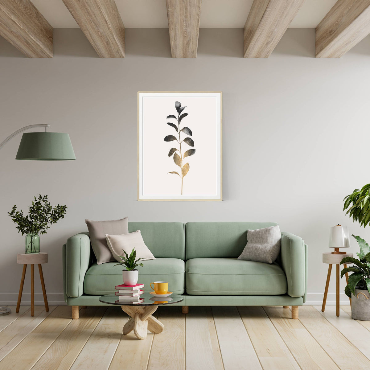 Willoughby Curve Botanical Wall Art Print — gallery image 2