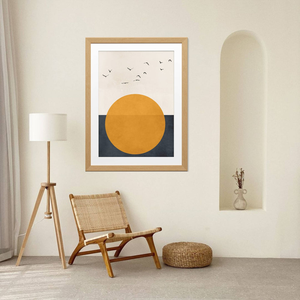 Fairford Curve Bird Wall Art Print — gallery image 4
