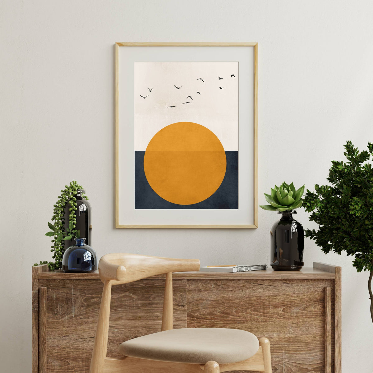 Fairford Curve Bird Wall Art Print — gallery image 15