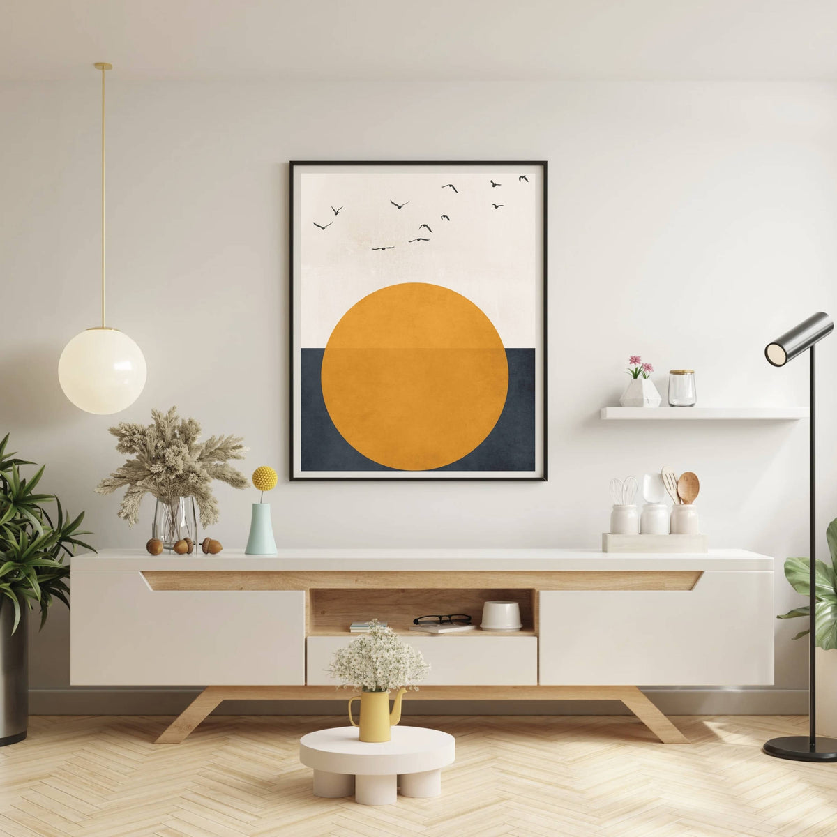 Fairford Curve Bird Wall Art Print — gallery image 16