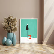 Acorn Curve Forest Wall Art Print — gallery image 8