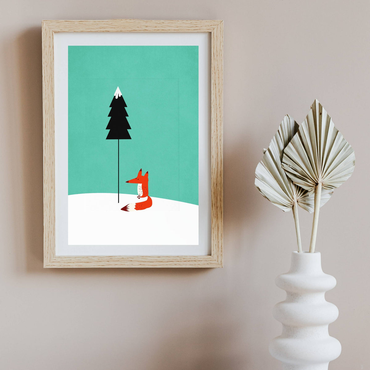 Acorn Curve Forest Wall Art Print — gallery image 10