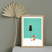 Acorn Curve Forest Wall Art Print — gallery image 9