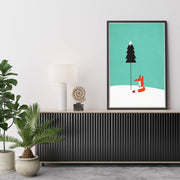 Acorn Curve Forest Wall Art Print — gallery image 5