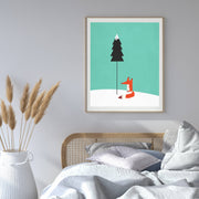 Acorn Curve Forest Wall Art Print — gallery image 14