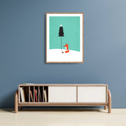 Acorn Curve Forest Wall Art Print — gallery image 11
