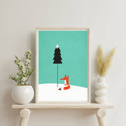 Acorn Curve Forest Wall Art Print — gallery image 3