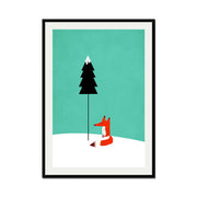 Acorn Curve Forest Wall Art Print — gallery image 26