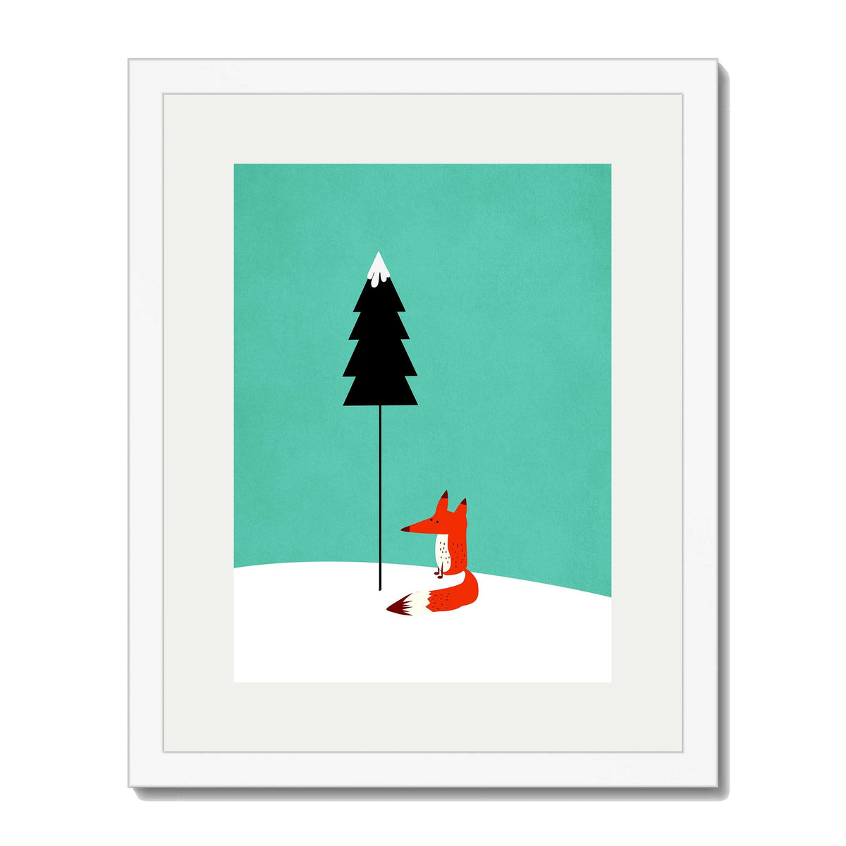 Acorn Curve Forest Wall Art Print — gallery image 52