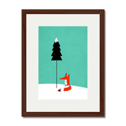 Acorn Curve Forest Wall Art Print — gallery image 28