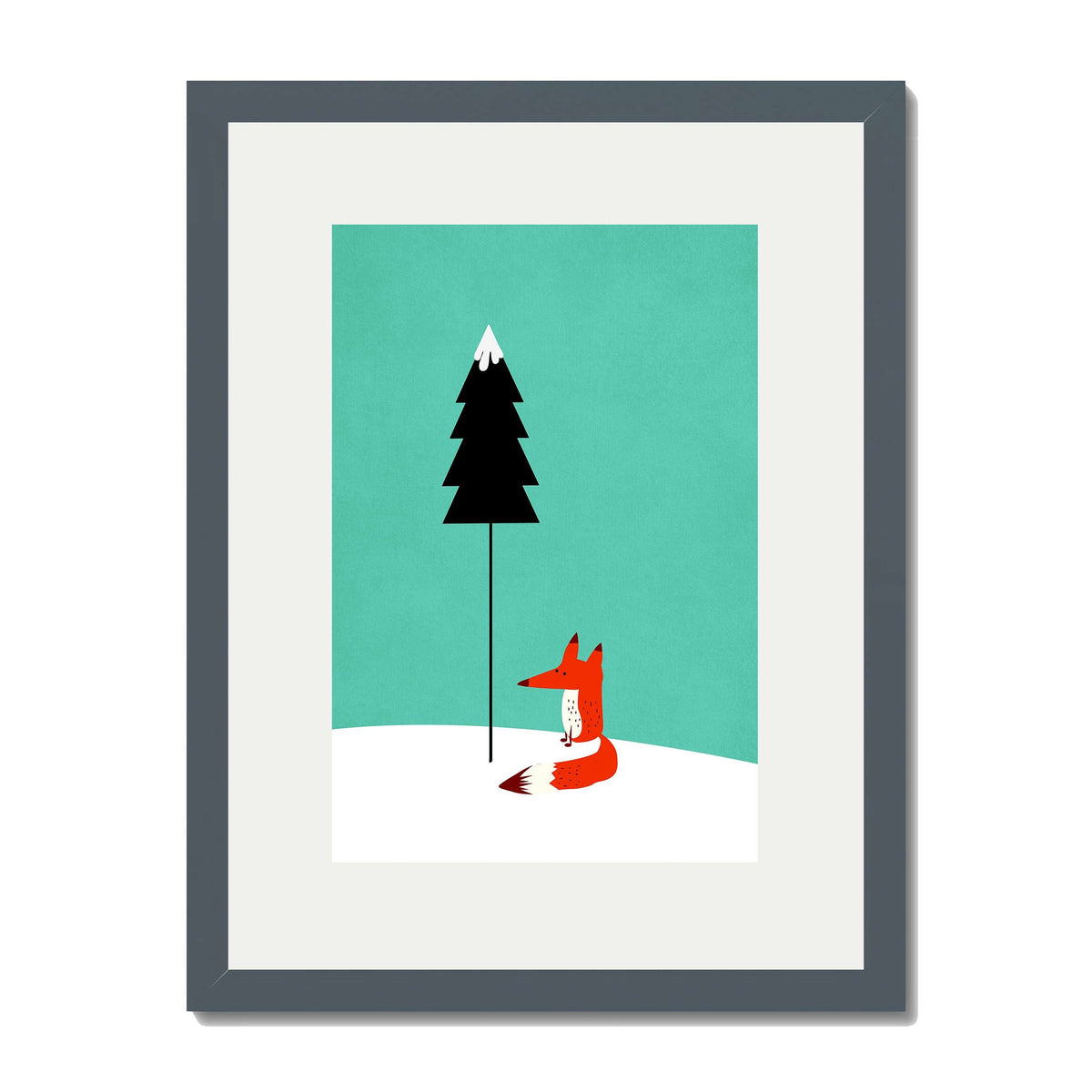 Acorn Curve Forest Wall Art Print — gallery image 33