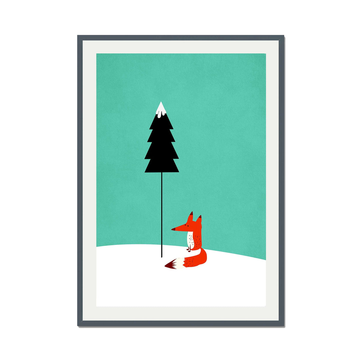 Acorn Curve Forest Wall Art Print — gallery image 37