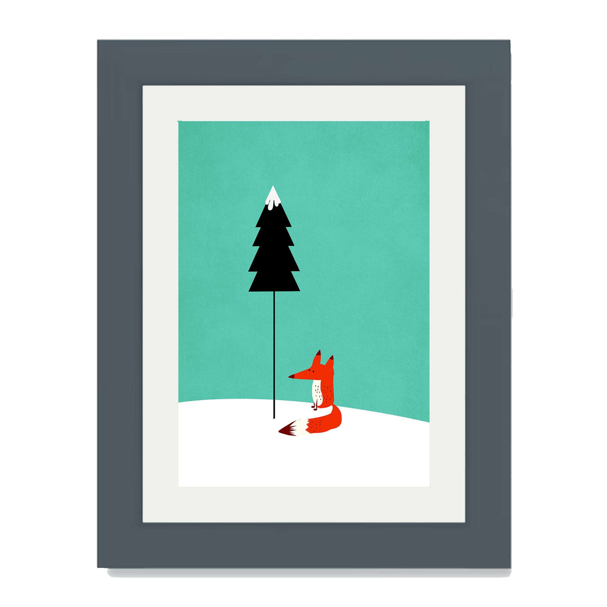 Acorn Curve Forest Wall Art Print — gallery image 22