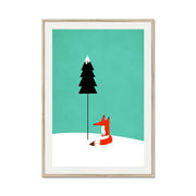Acorn Curve Forest Wall Art Print — gallery image 45