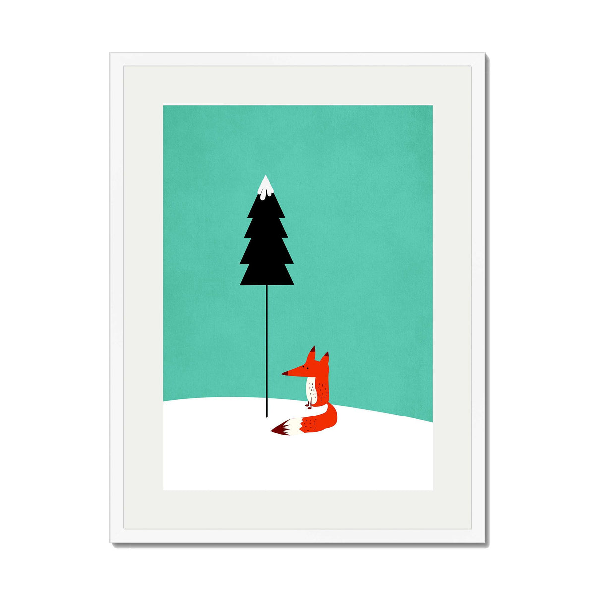 Acorn Curve Forest Wall Art Print — gallery image 54