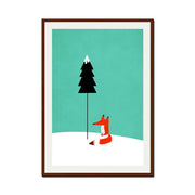 Acorn Curve Forest Wall Art Print — gallery image 31