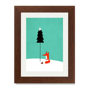 Acorn Curve Forest Wall Art Print — gallery image 36