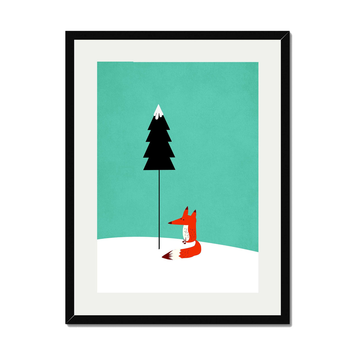 Acorn Curve Forest Wall Art Print — gallery image 19