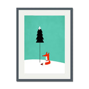 Acorn Curve Forest Wall Art Print — gallery image 34