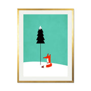 Acorn Curve Forest Wall Art Print — gallery image 40