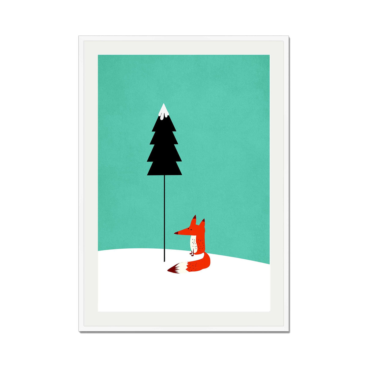 Acorn Curve Forest Wall Art Print — gallery image 56