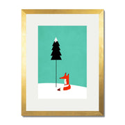 Acorn Curve Forest Wall Art Print — gallery image 38