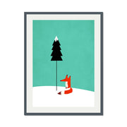Acorn Curve Forest Wall Art Print — gallery image 35