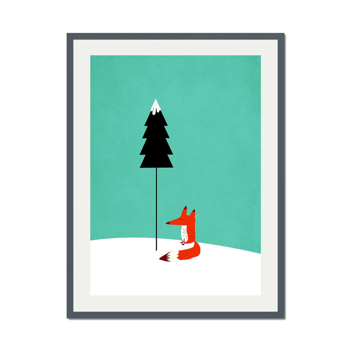 Acorn Curve Forest Wall Art Print — gallery image 35