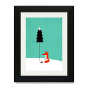 Acorn Curve Forest Wall Art Print — gallery image 25