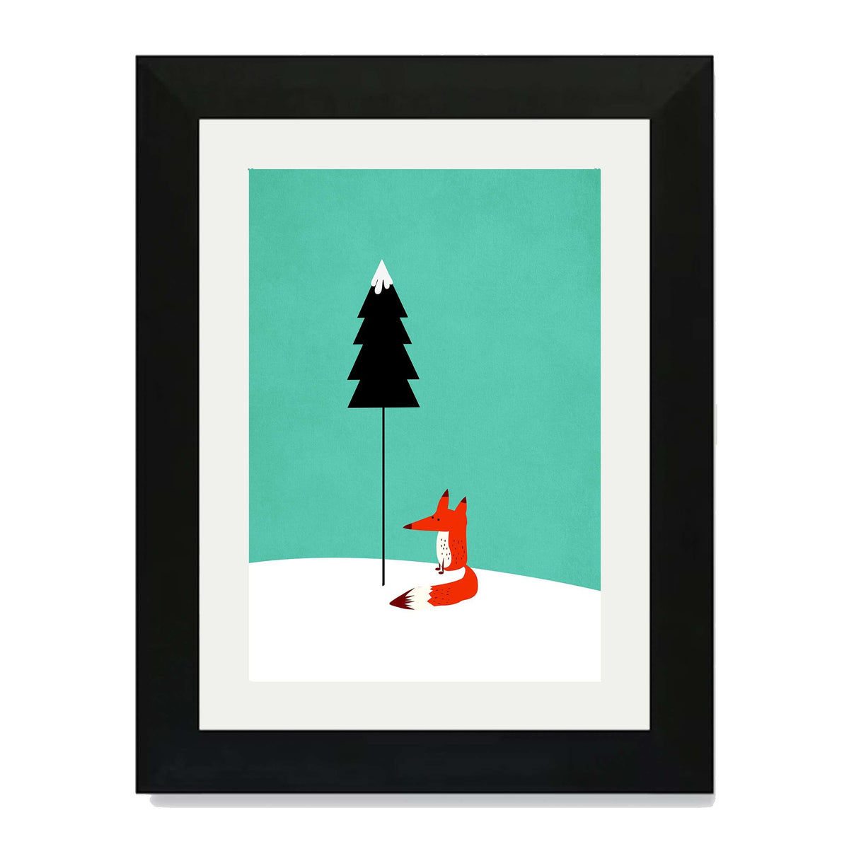 Acorn Curve Forest Wall Art Print — gallery image 25