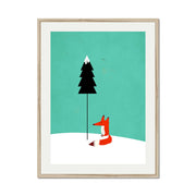 Acorn Curve Forest Wall Art Print — gallery image 44