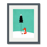 Acorn Curve Forest Wall Art Print — gallery image 32