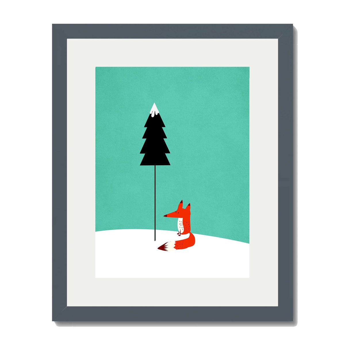 Acorn Curve Forest Wall Art Print — gallery image 32