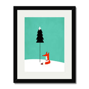 Acorn Curve Forest Wall Art Print — gallery image 18