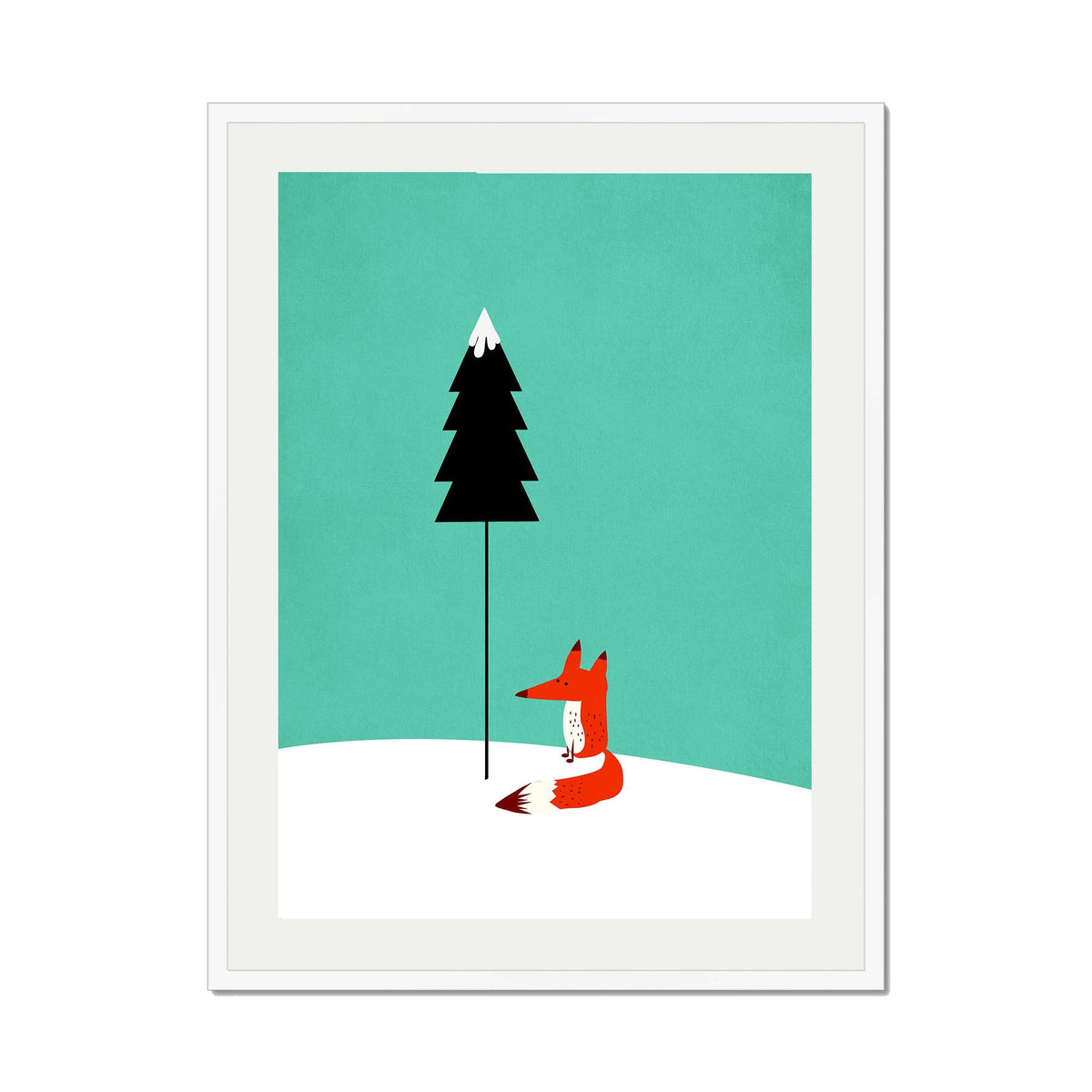 Acorn Curve Forest Wall Art Print — gallery image 55