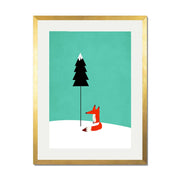 Acorn Curve Forest Wall Art Print — gallery image 39