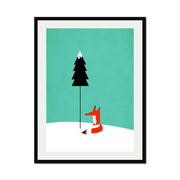 Acorn Curve Forest Wall Art Print — gallery image 21