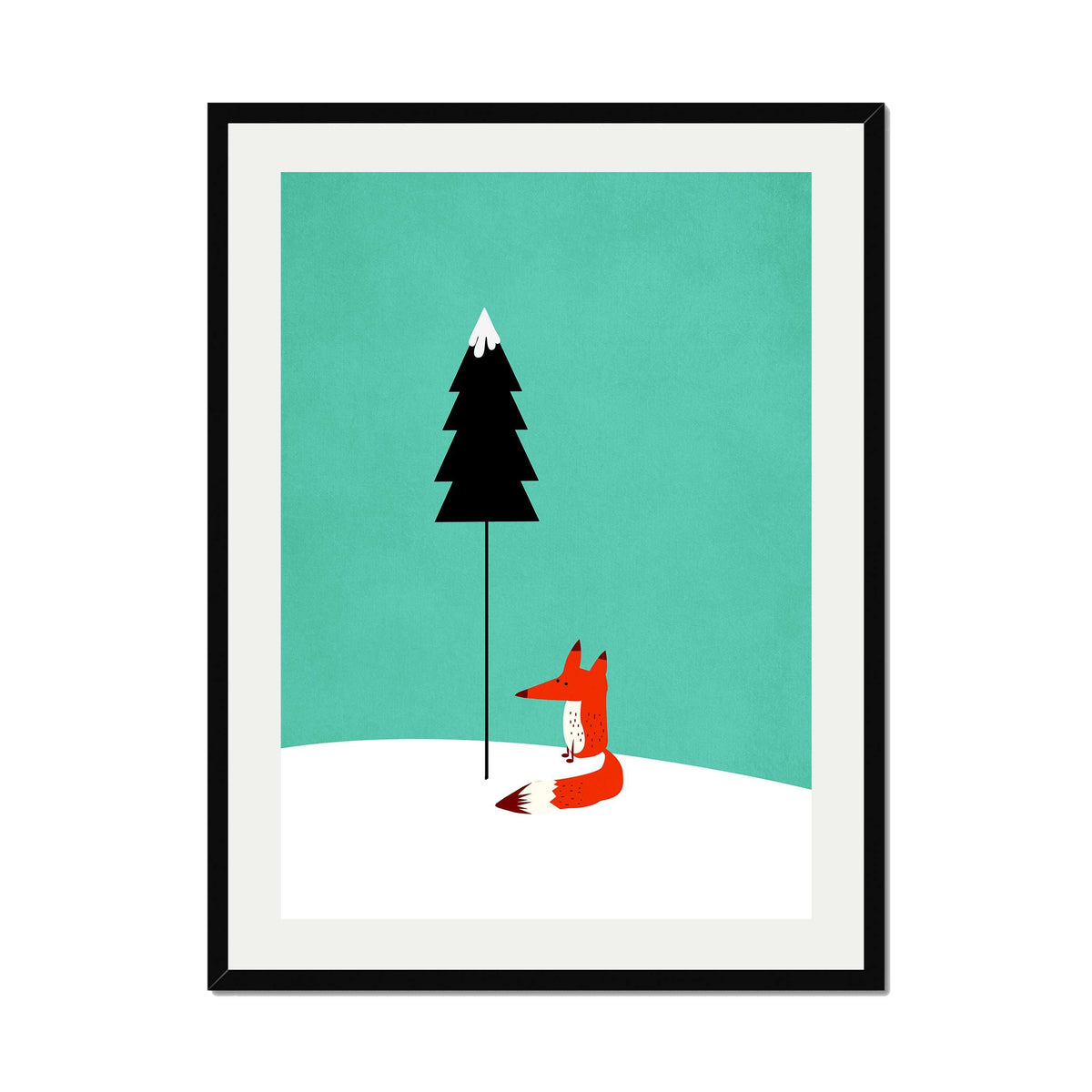 Acorn Curve Forest Wall Art Print — gallery image 21