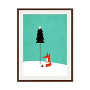 Acorn Curve Forest Wall Art Print — gallery image 58