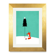 Acorn Curve Forest Wall Art Print — gallery image 23